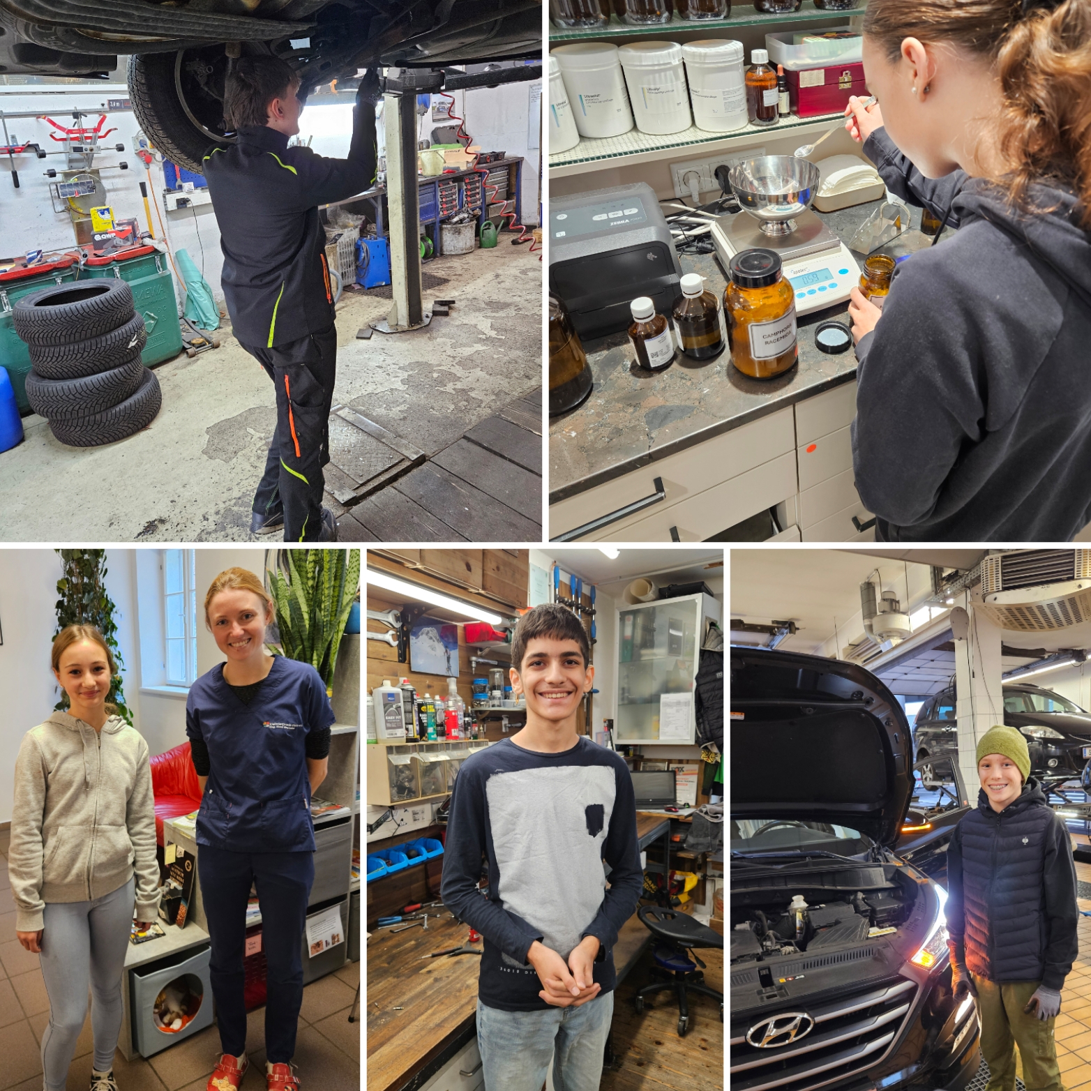 Schnuppern in der 4. Klasse