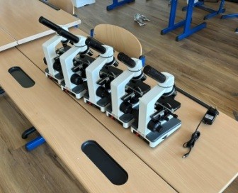 Neue Mikroskope für den Biologieunterricht