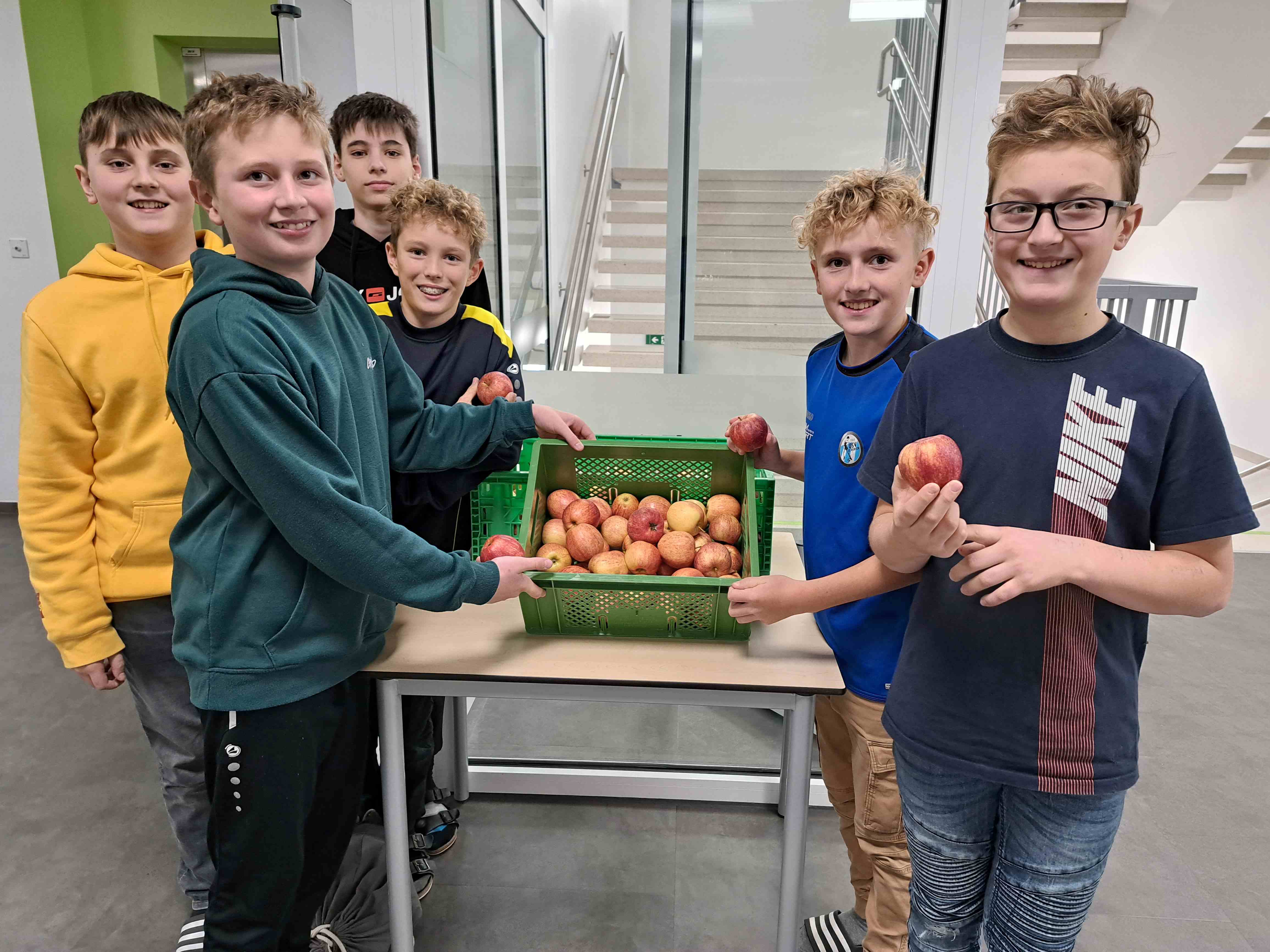 Bio-Äpfel vom Elternverein